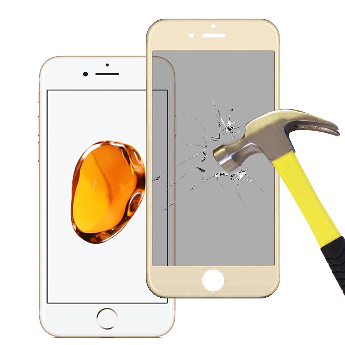 Apple Iphone 6 Tam Kaplayan 3D Cam Ekran Koruyucu